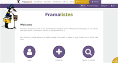 Desktop Screenshot of framalistes.org