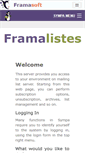 Mobile Screenshot of framalistes.org